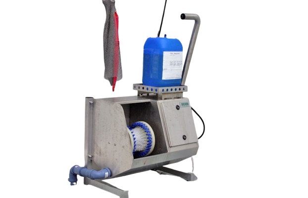 Statie igienizare incaltaminte Sole-Master Highline, inox, Mohn