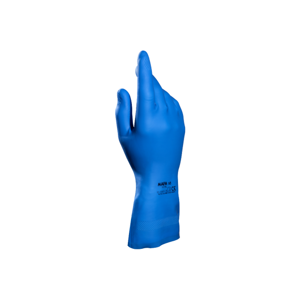 Manusi reutilizabile latex natural, albastru - Vital 165, Spontex