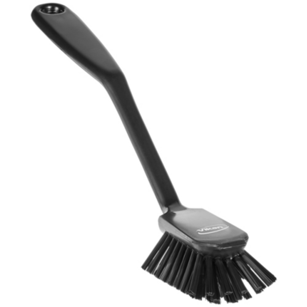 Perie pentru curatat vesela 280 mm, peri medii, Vikan 28cm negru 