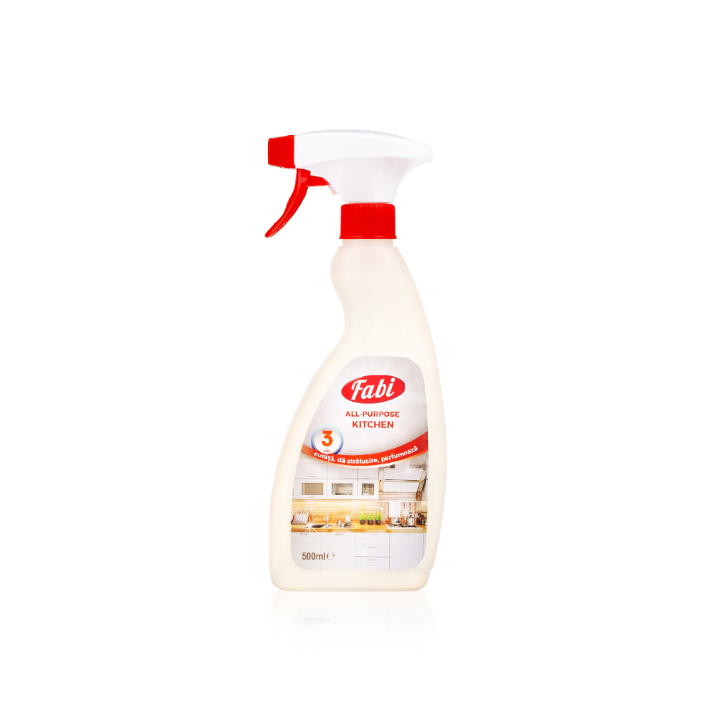 Detergent pentru suprafete bucatarie, 500 ml, Fabi