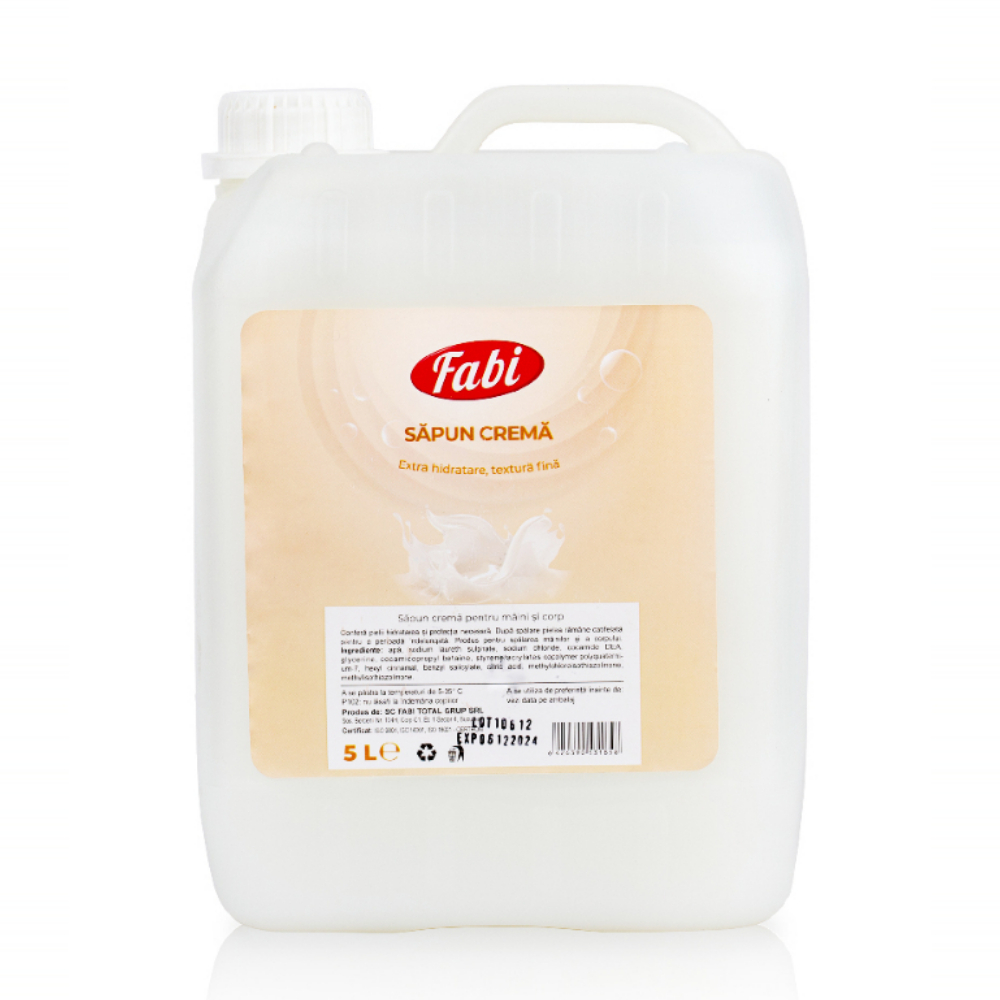 Sapun lichid crema, 5 L, Fabi