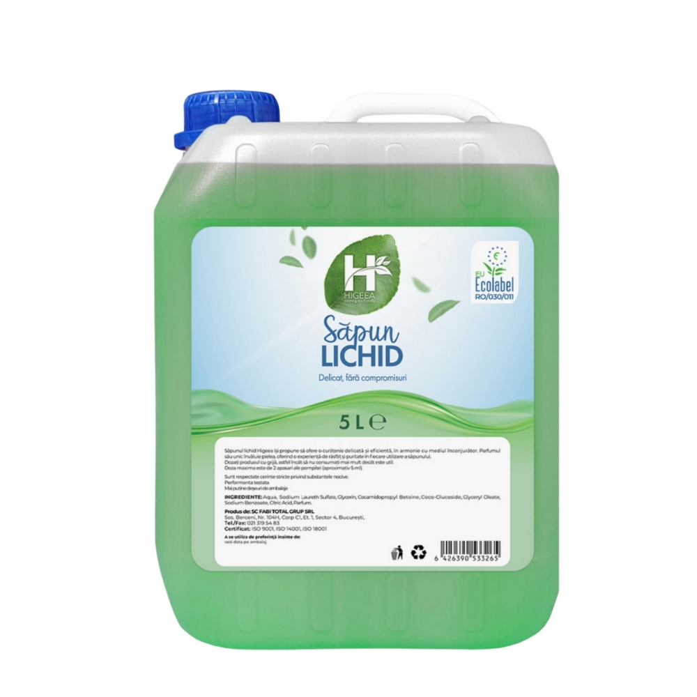 Sapun lichid, 5 L - Higeea