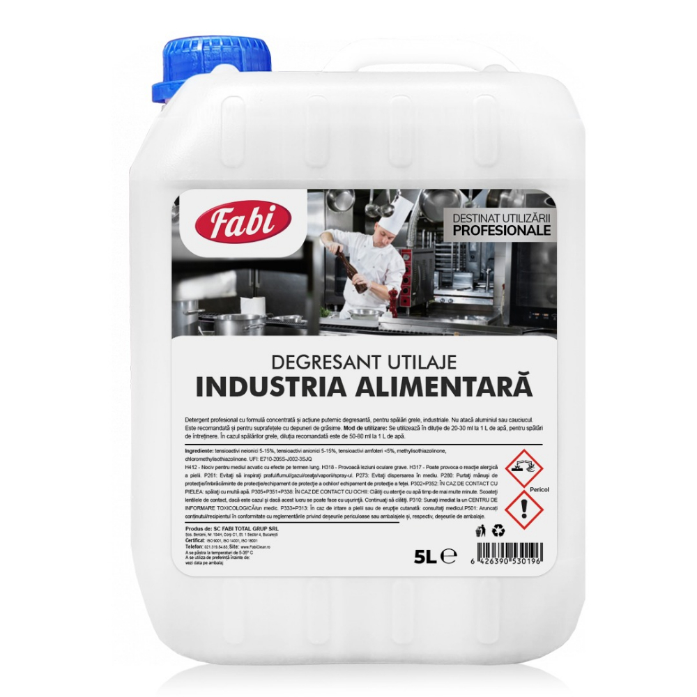 Degresant industria alimentara, 5 L, Fabi