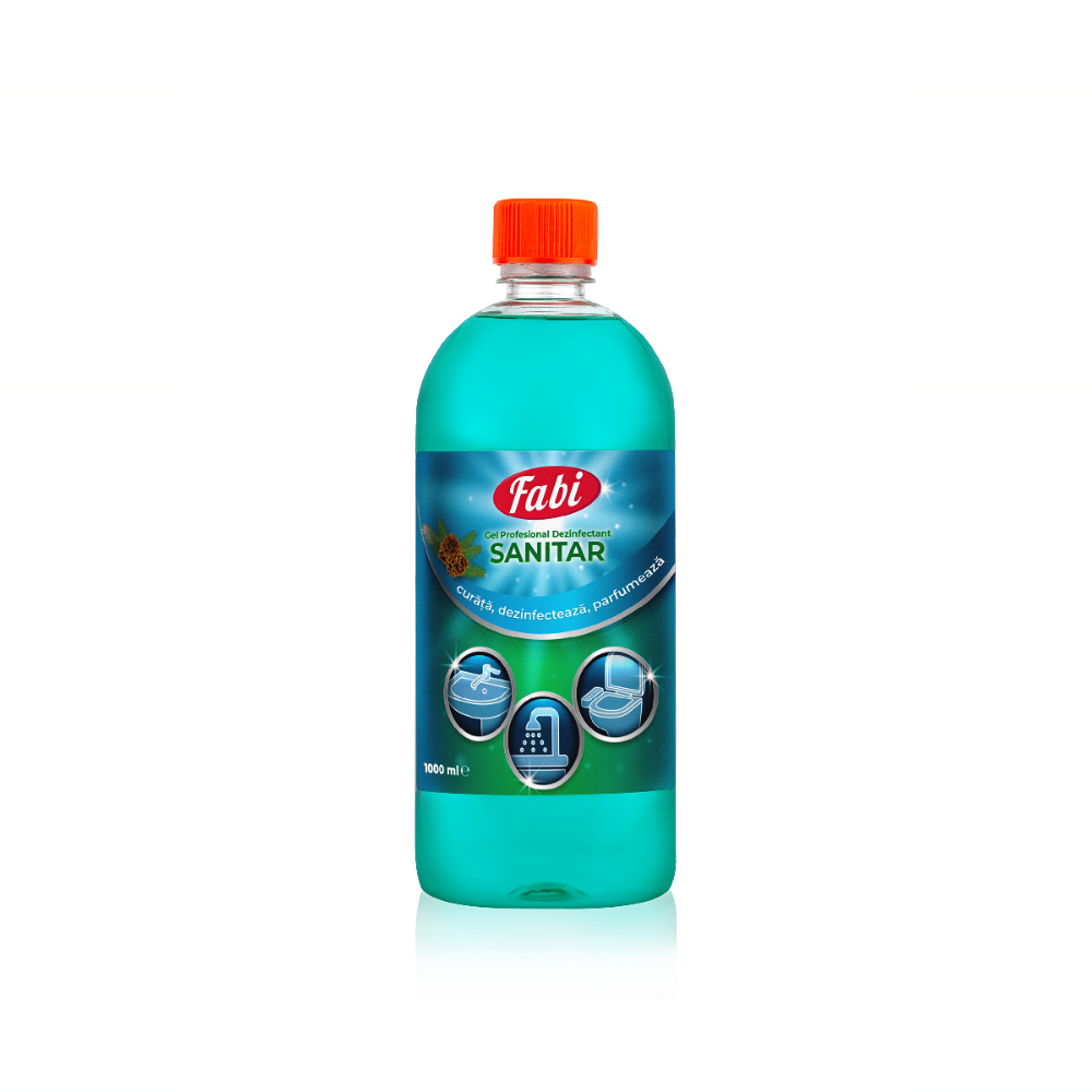 Detergent dezinfectant obiecte sanitare, 1 L, Fabi