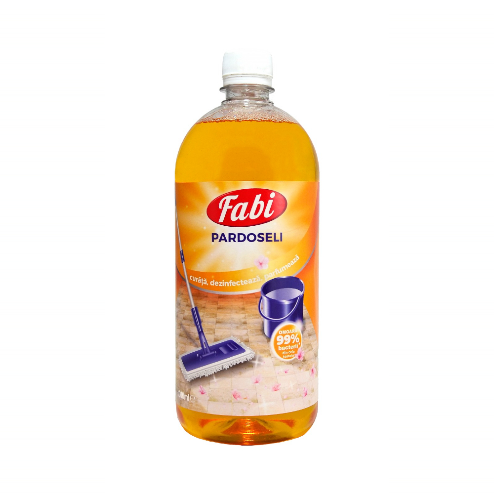 Detergent dezinfectant pentru pardoseli, 1 L, Fabi