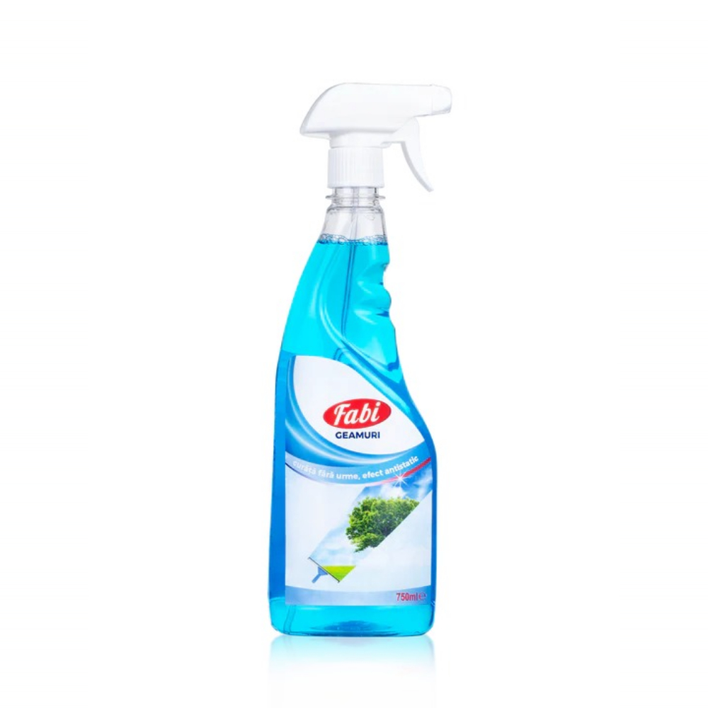 Solutie pentru curatat geamuri, 750 ml, Fabi