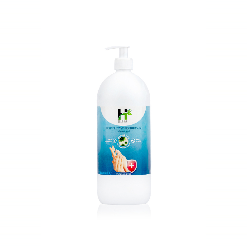Dezinfectant pentru maini pe baza de alcool, 1 L - Higeea
