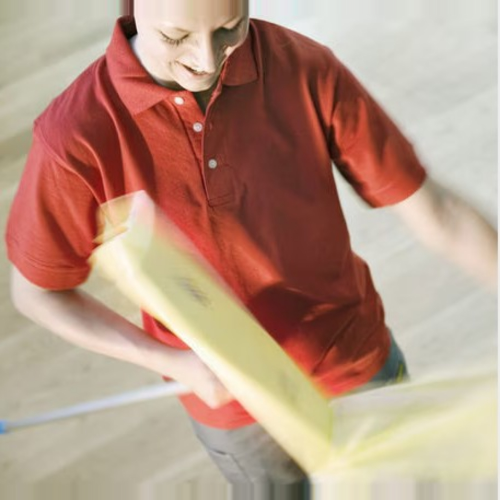 Mop plat unica folosinta Dust High Performance, 60 x 24 cm, roz, Vileda Professional
