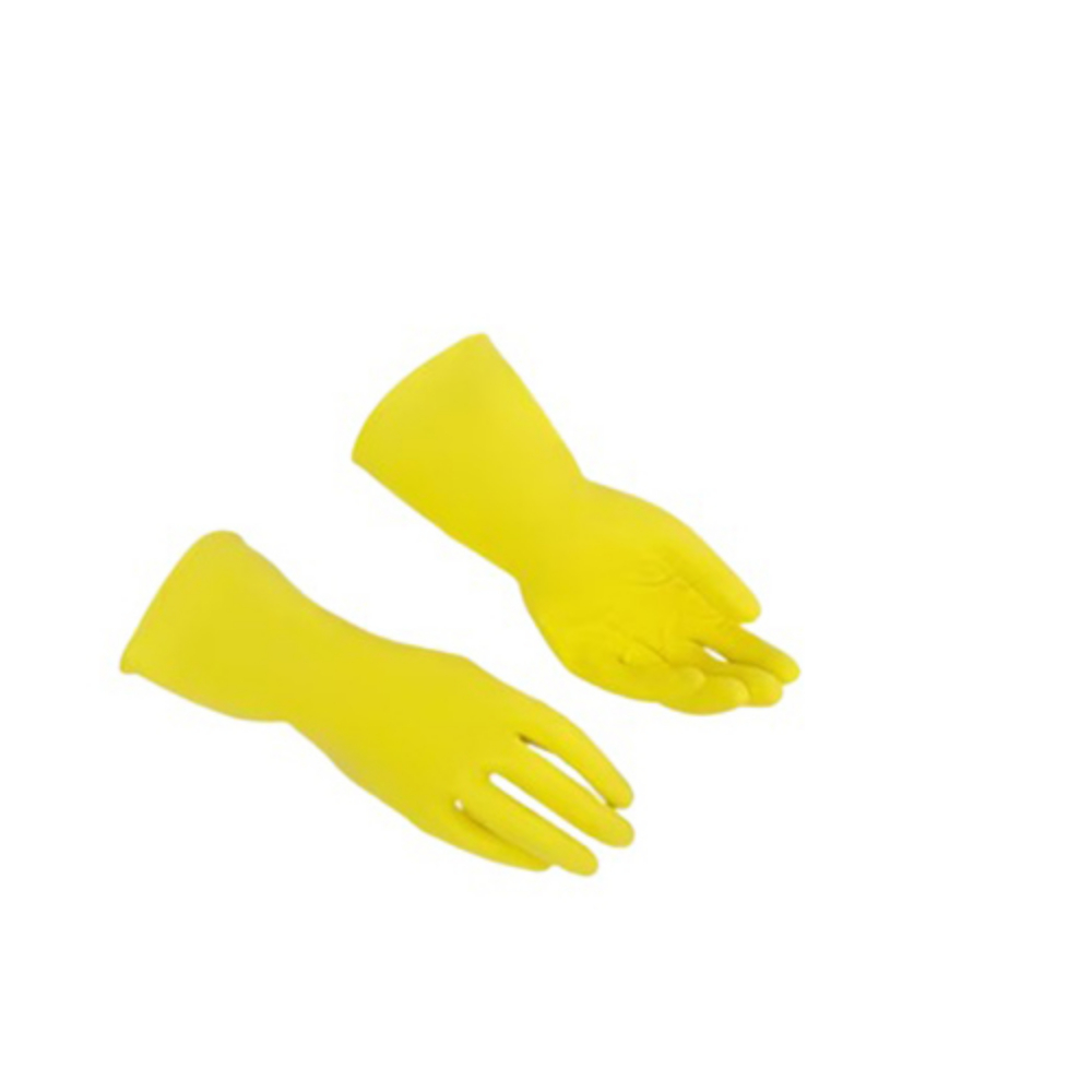 Manusi din latex pentru curatenie Contract, galben, Vileda Professional l