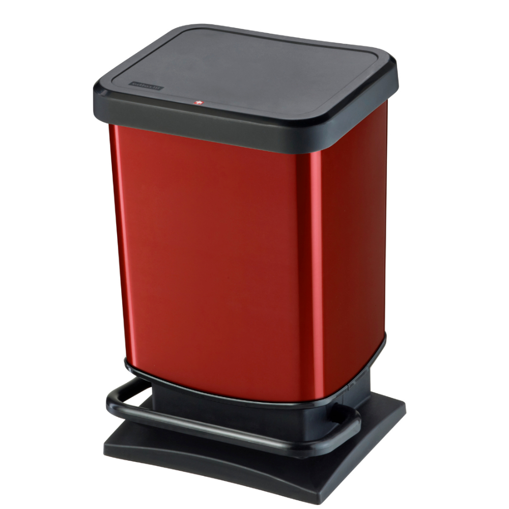 Coș de gunoi PASO, Rothopro 20l rosu-caramiziu 