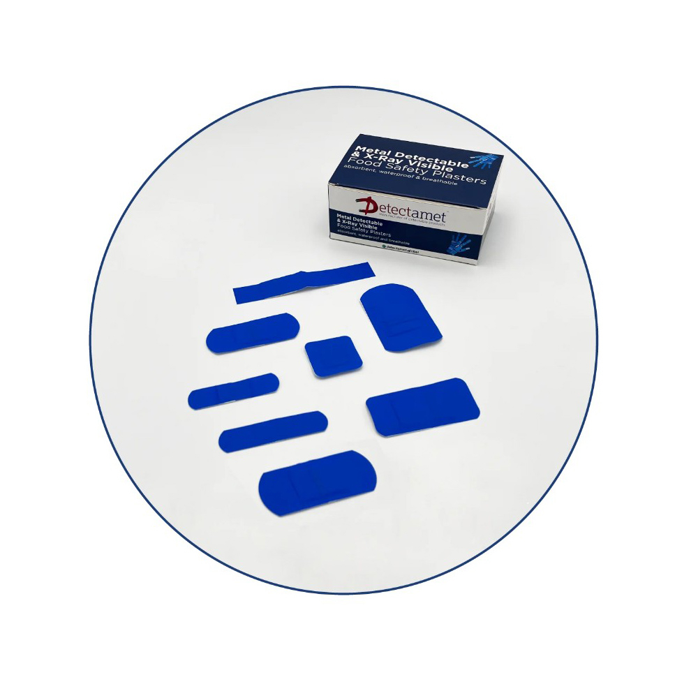 Plasturi metal-detectabili, 25 x 72 mm, 100 buc/set, Detectamet