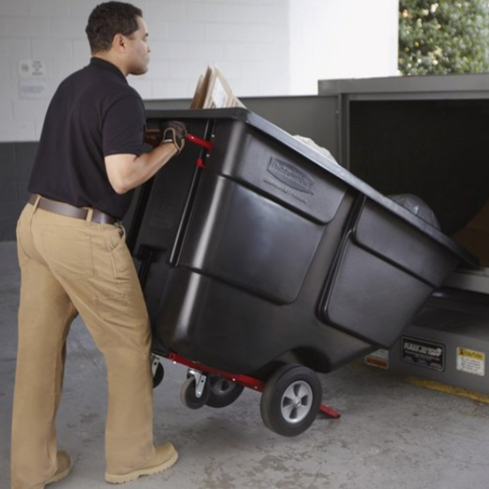 Containar basculant pentru deseuri industriale, Rubbermaid 380 L