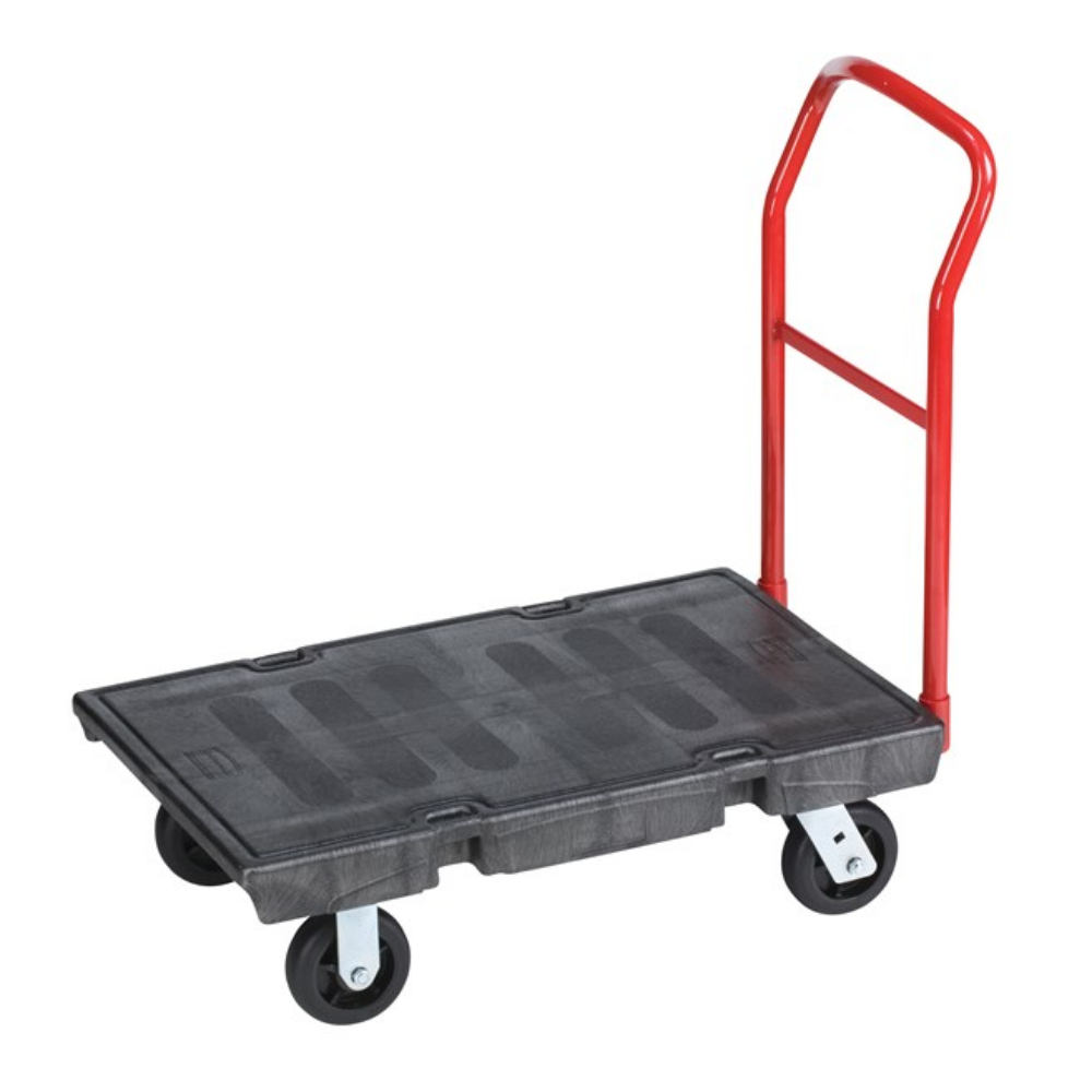 Carucior cu platforma pentru transport /manipulare marfuri, Rubbermaid 453 KG