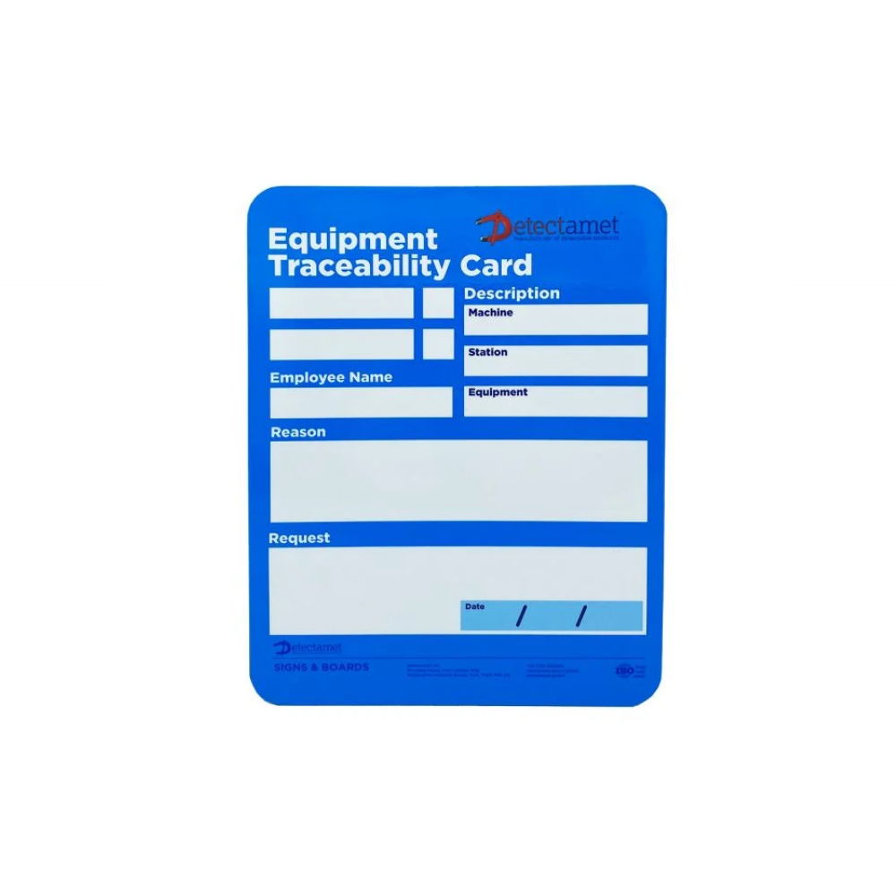 Card control pentru echipamente, Detectamet