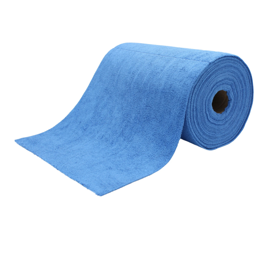 Laveta microfibra Tricot 30 x 30 cm, 75  buc/rola, De Witte albastru 