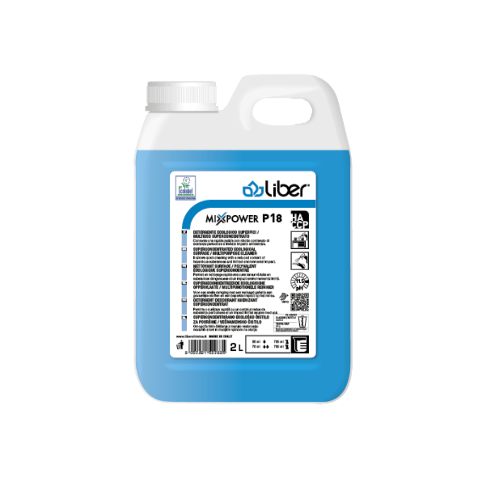 Detergent profesional sticla, Mixpower P18, Liber