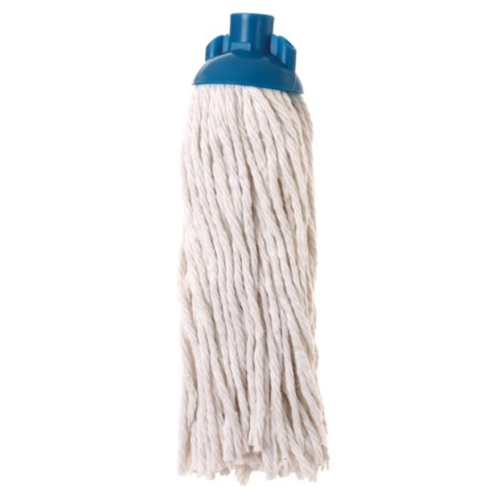 Mop franjurat din bumbac alb Wet Mop, 200 g, Mopatex