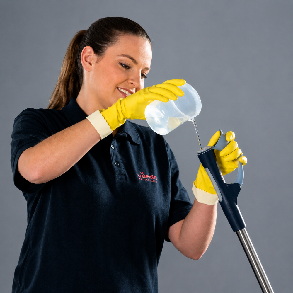 Kit profesional, Combi Speed, SprayPro cu pulverizator si mop microfibra, 40 cm, Vileda