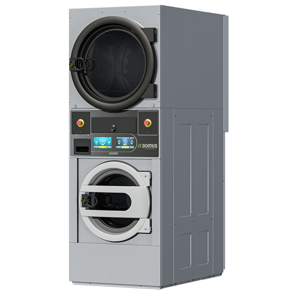Coloana profesionala masina de spalat si uscator DLT-18 TOUCH II G, Domus